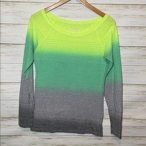American Eagle ombré long sleeve top medium